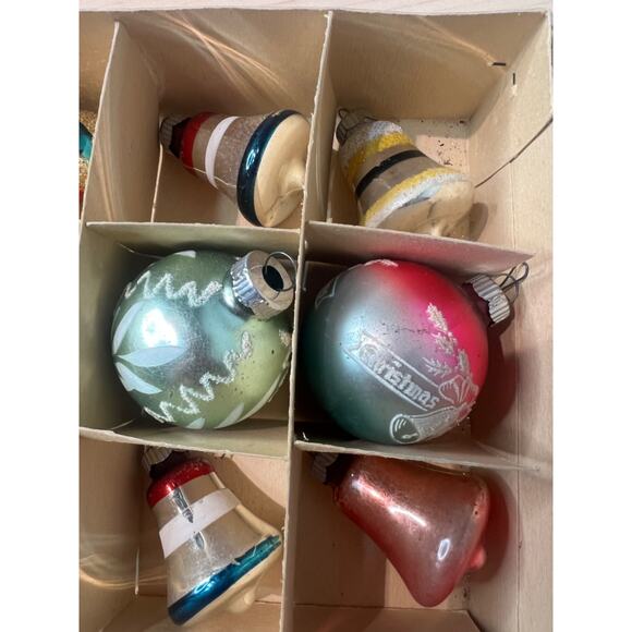 GORGEOUS Commodore Vintage Tree Topper & Shiny Brite Ornaments Bells & more - Picture 11 of 14